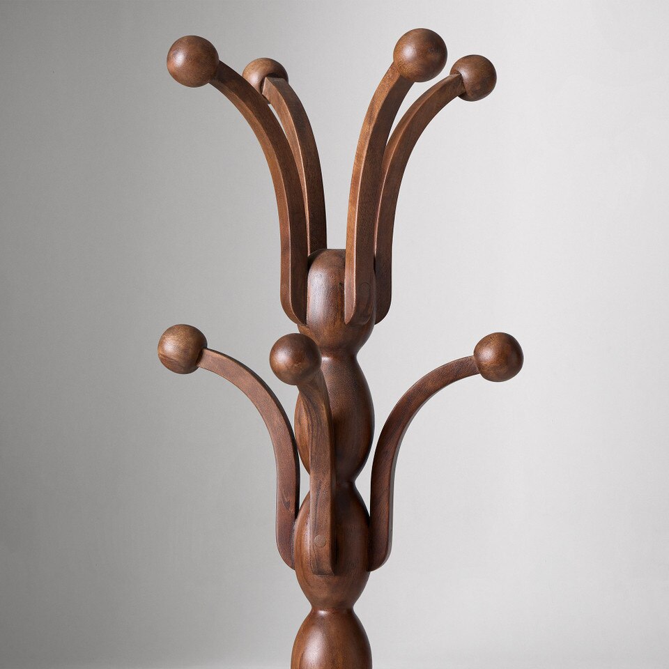 Pierce & Ward Wood Coat Rack